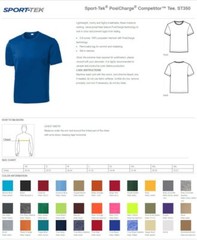 Ink Stitch Design Your Own Custom Logo Photo Texts Poly Performance Unisex Tees