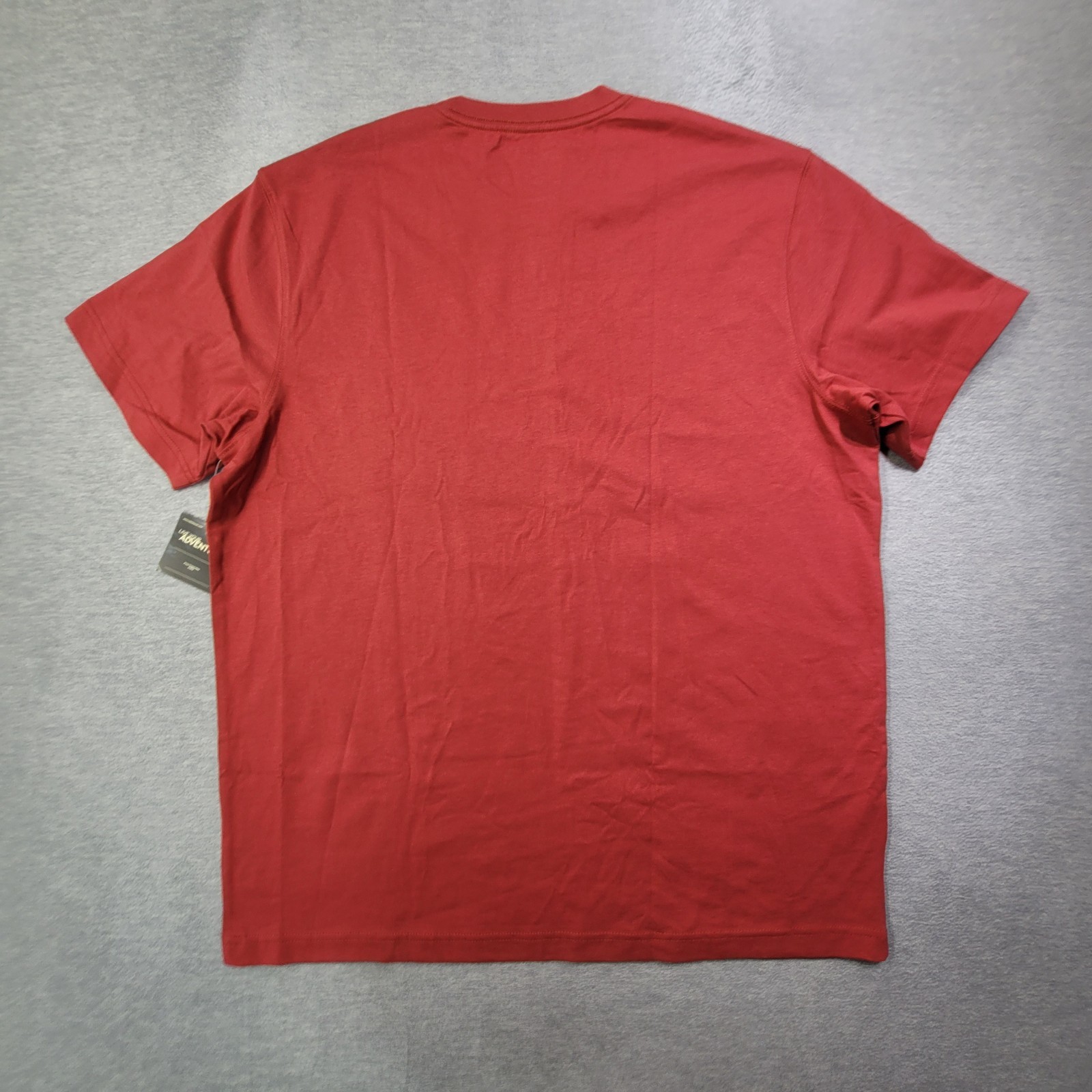 Eddie Bauer T Shirt Mens Large Red Legend Wash Crew Neck Pocket Casual NWT gallery