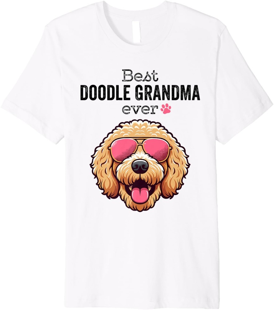 Golden Doodle Dog Goldendoodle, Grandma Premium T-Shirt