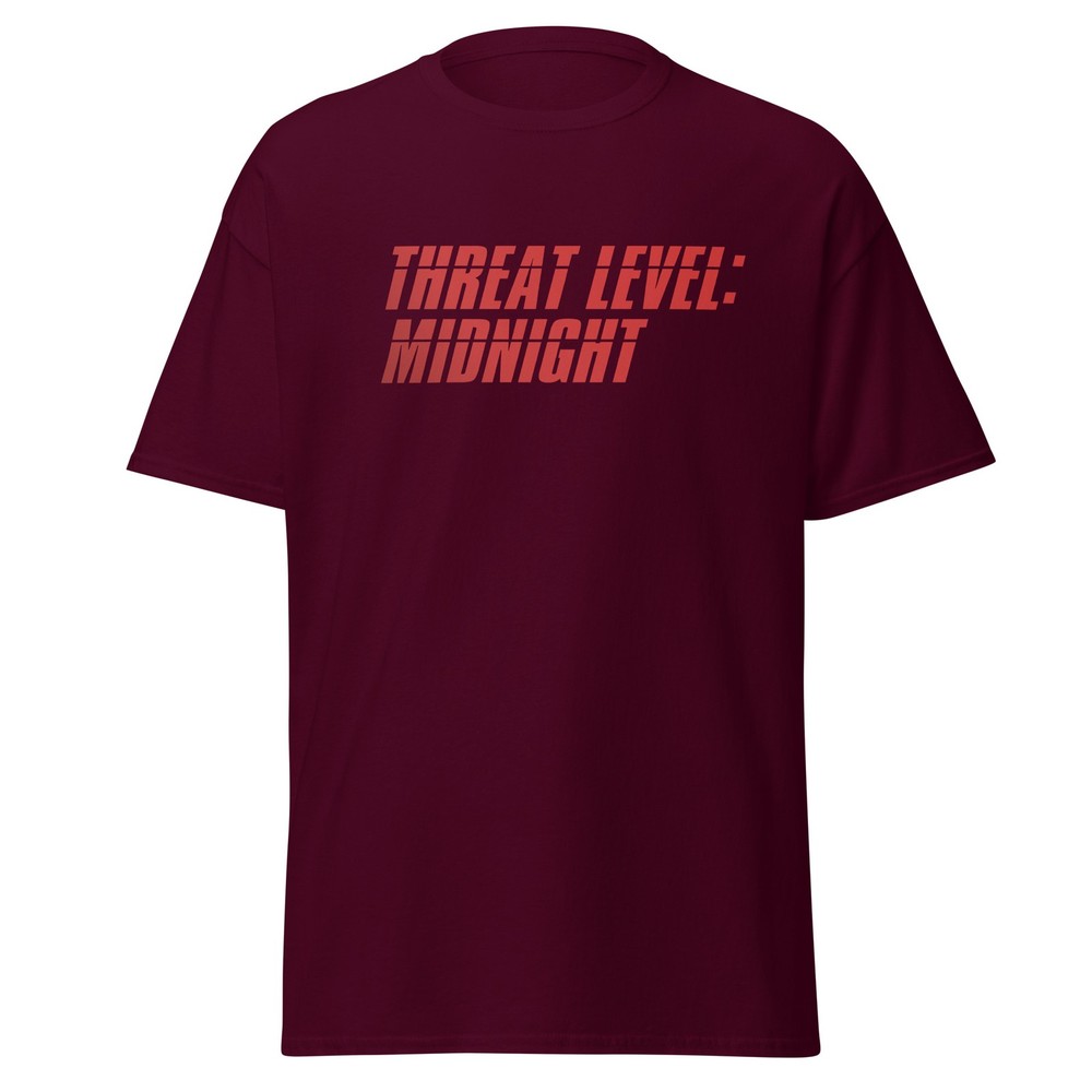 Threat Level midnight – The Office TV Show Parody Shirt, Unisex