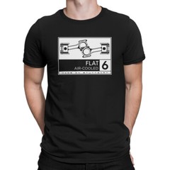 Flat 6 Air Cooled, Boxer Engine T-Shirt, Flat Six TShirt, Flat 6 Shirt