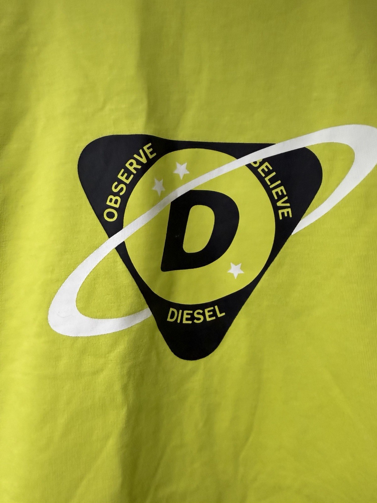 NWT DIESEL T-Diegos-K24 Men's T-Shirt Short Sleeve Cotton - Apple Green - Medium gallery