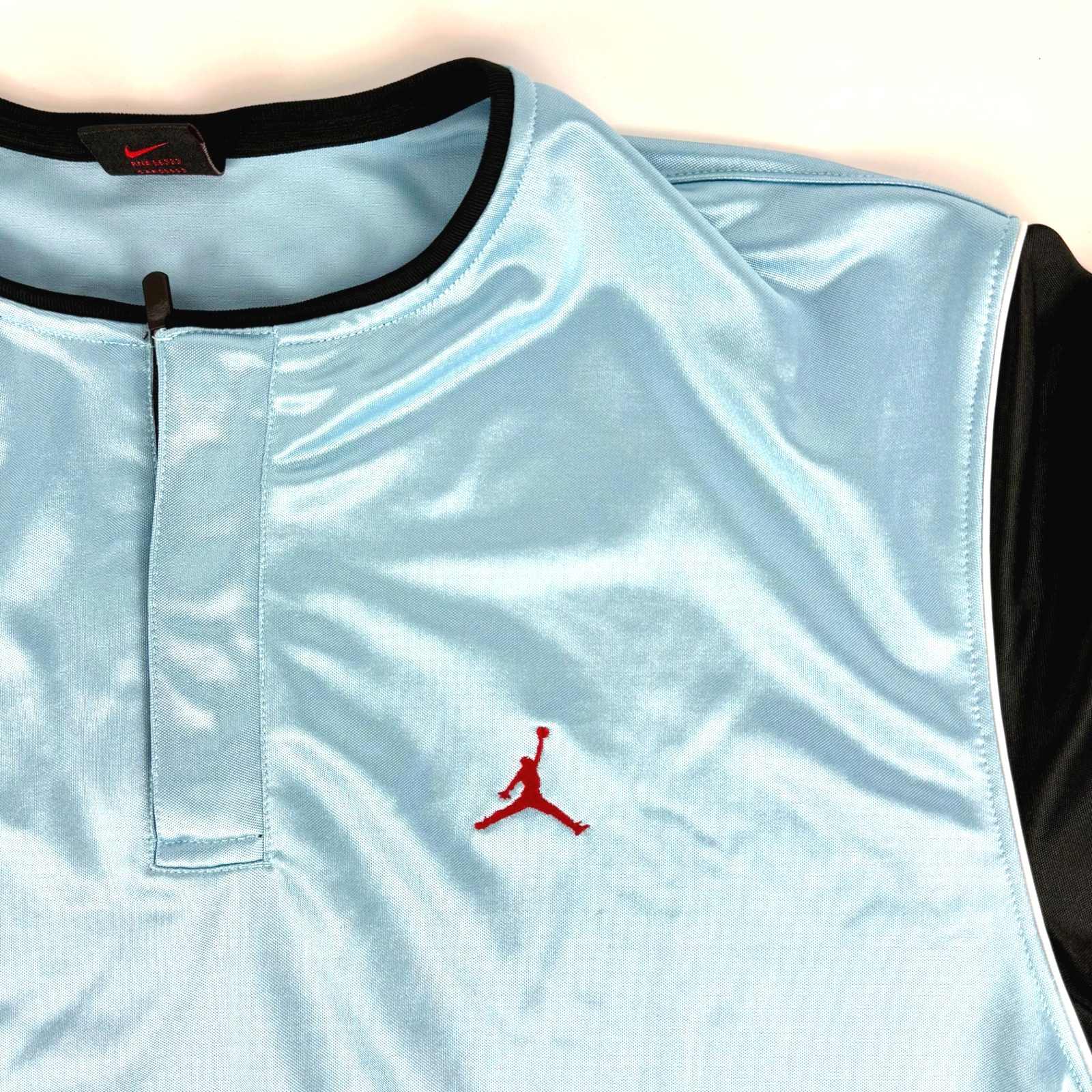 Vintage Nike Air Jordan Warmup Jersey 1990s Jumpman Logo Relaxed Fit Mens Size L gallery