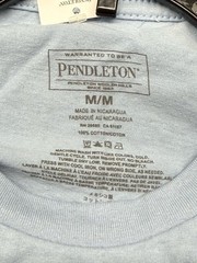 PENDLETON WOOLEN MILLS MEDIUM BLUE T-SHIRT BRAND NEW WITH TAG