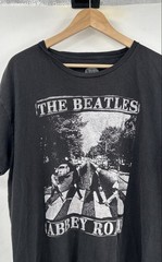 Apple Corps The Beatles Abbey Road Tee Shirt XL Black Graphic Music