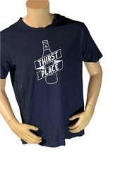 Penguin mens “ Thirst Place” navy blue tee shirt size Large NWT$39