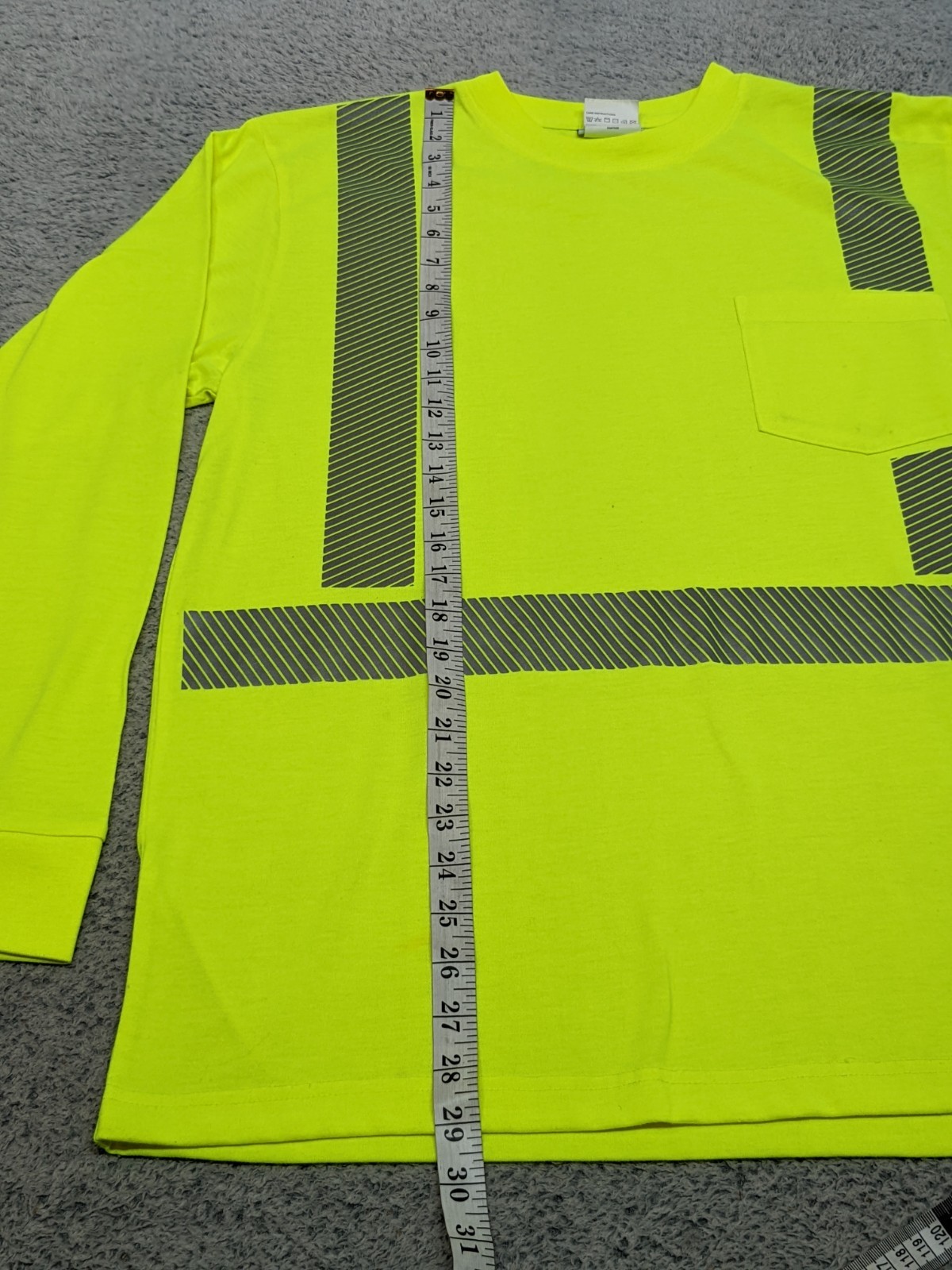 Pepsi Wearguard Aramark Reflective Shirt Safety Workwear Long Sleeve Neon Medium gallery