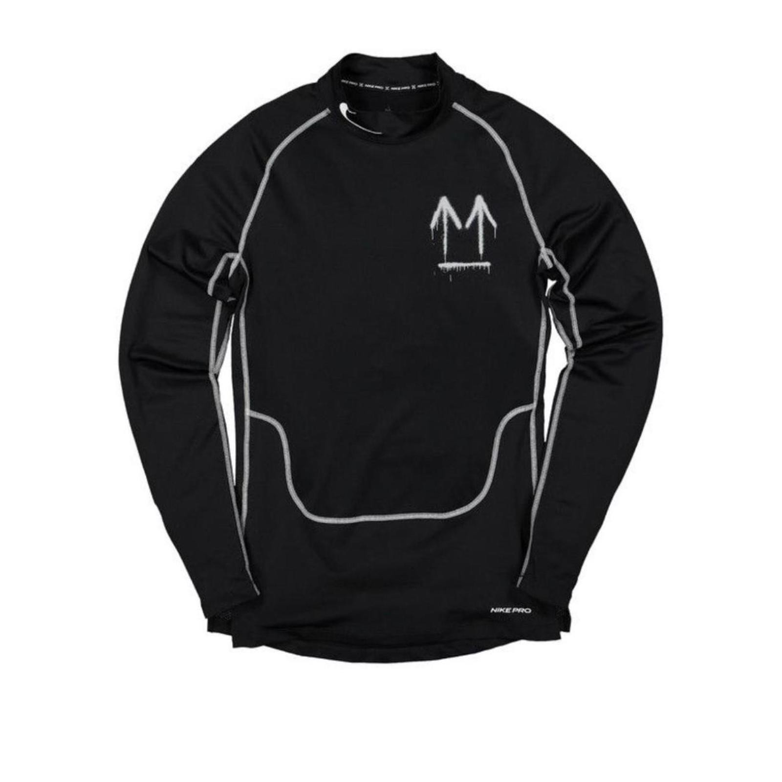2020 Nike x Off-White Pro Long-Sleeve T-Shirt 'Black' gallery