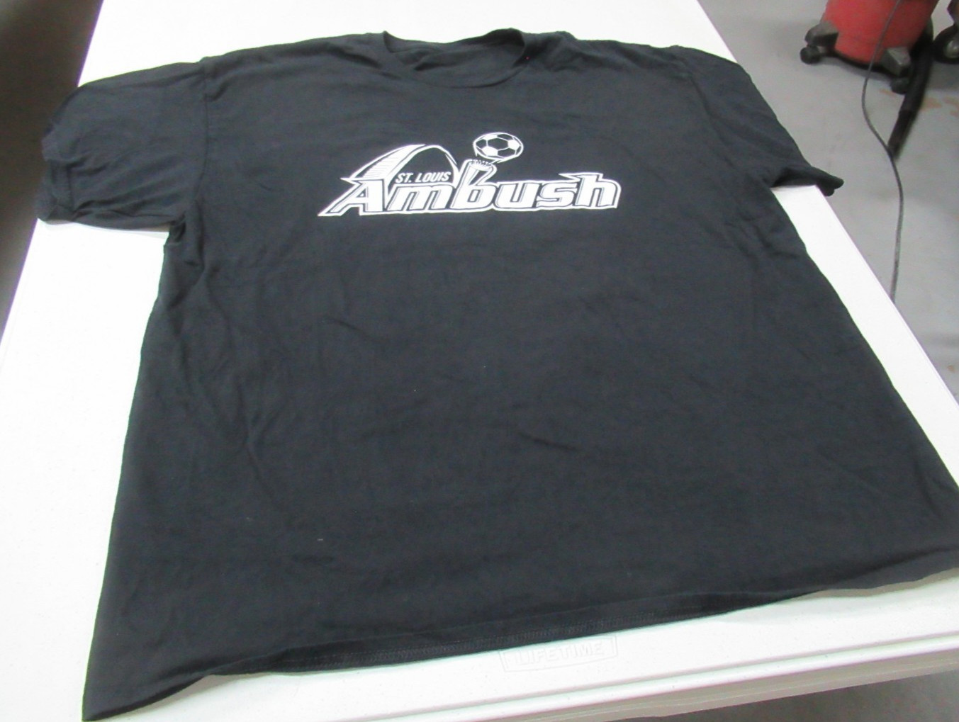 ST. LOUIS AMBUSH pro soccer Sponsor T-SHIRT black L/XL sga shirt gallery