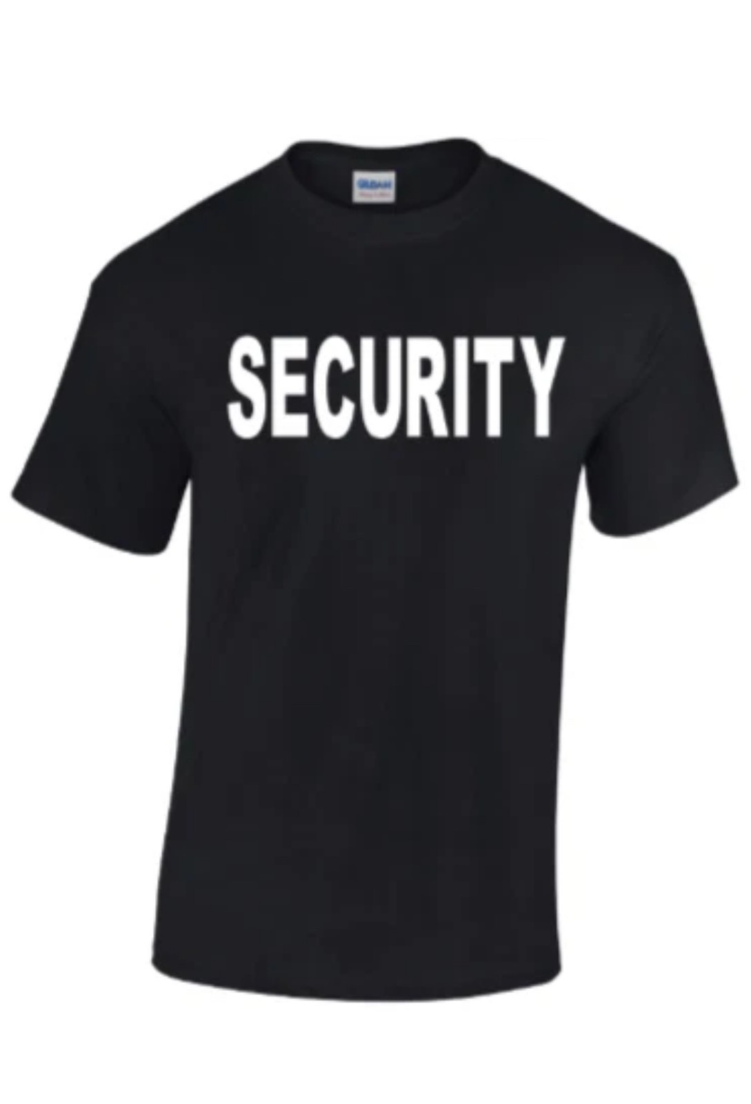 Security Cotton T-Shirt Front Print Tee School Church Staff Event Uniform SM-3XL gallery