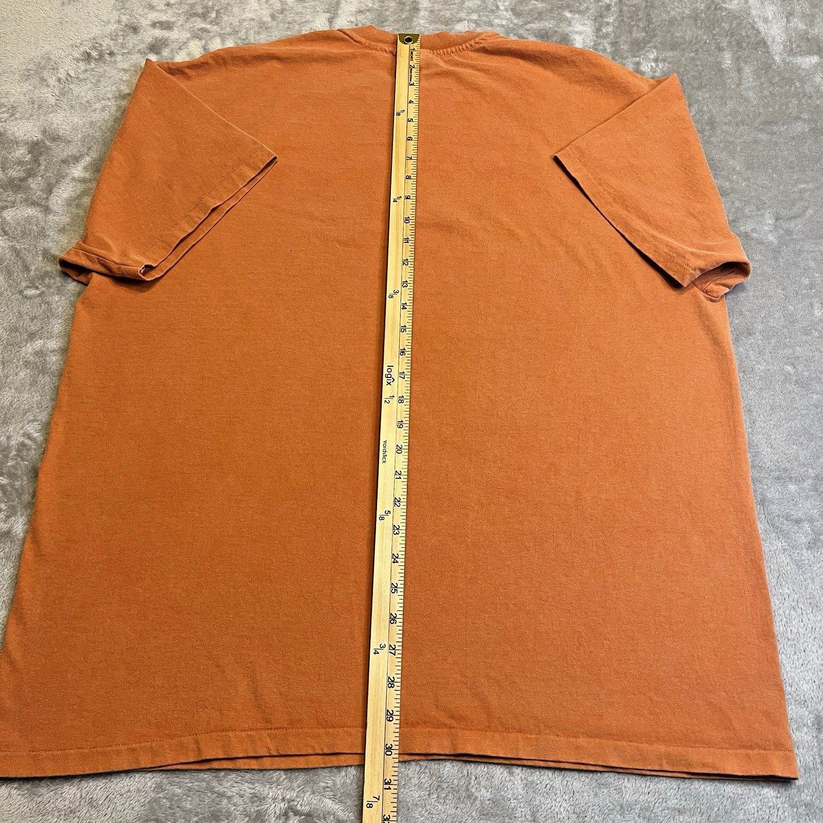 Hanes PFD Georgia Red Clay Shirt XL Made USA Y2K Orange Southern Heritage Tee gallery