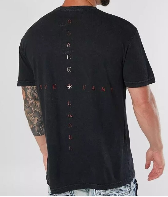 Affliction Black Label Premium Men’s “DIVIO” Short Sleeve T- Shirt; Size: Medium gallery