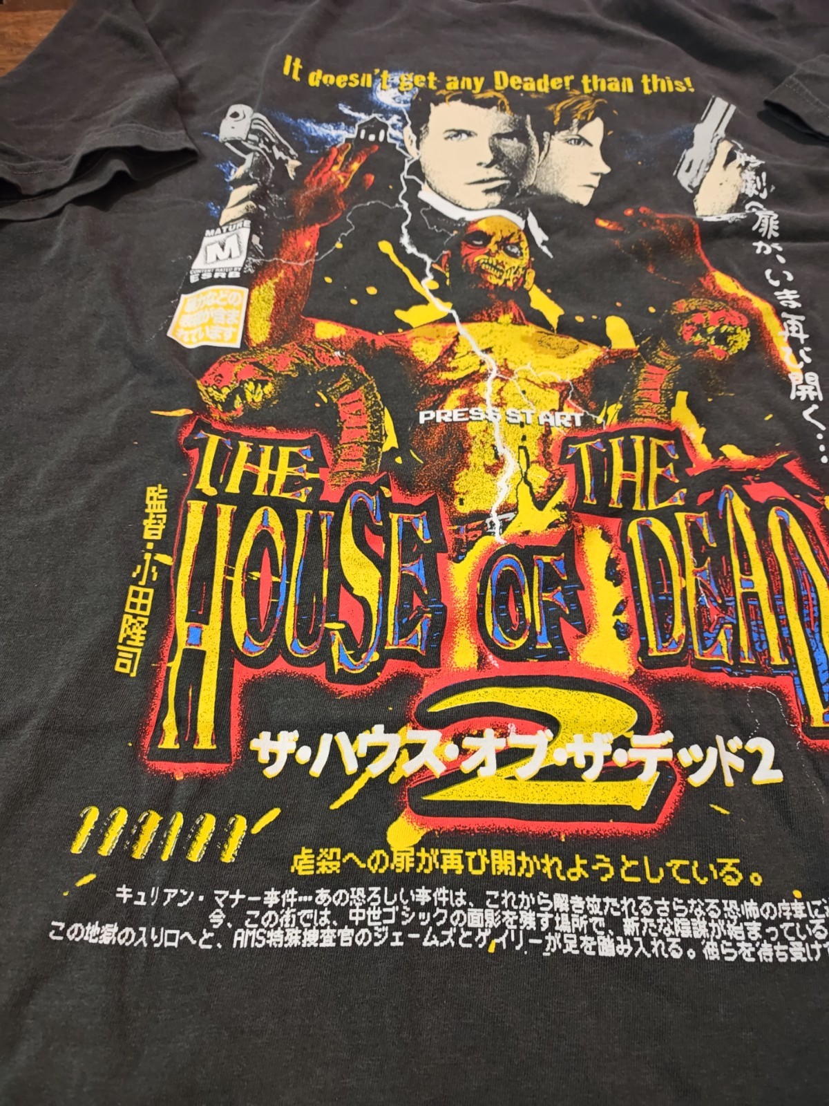 Rucking Fotten The House Of The Dead 2 Sega Dreamcast TShirt Men's XL Retro gallery