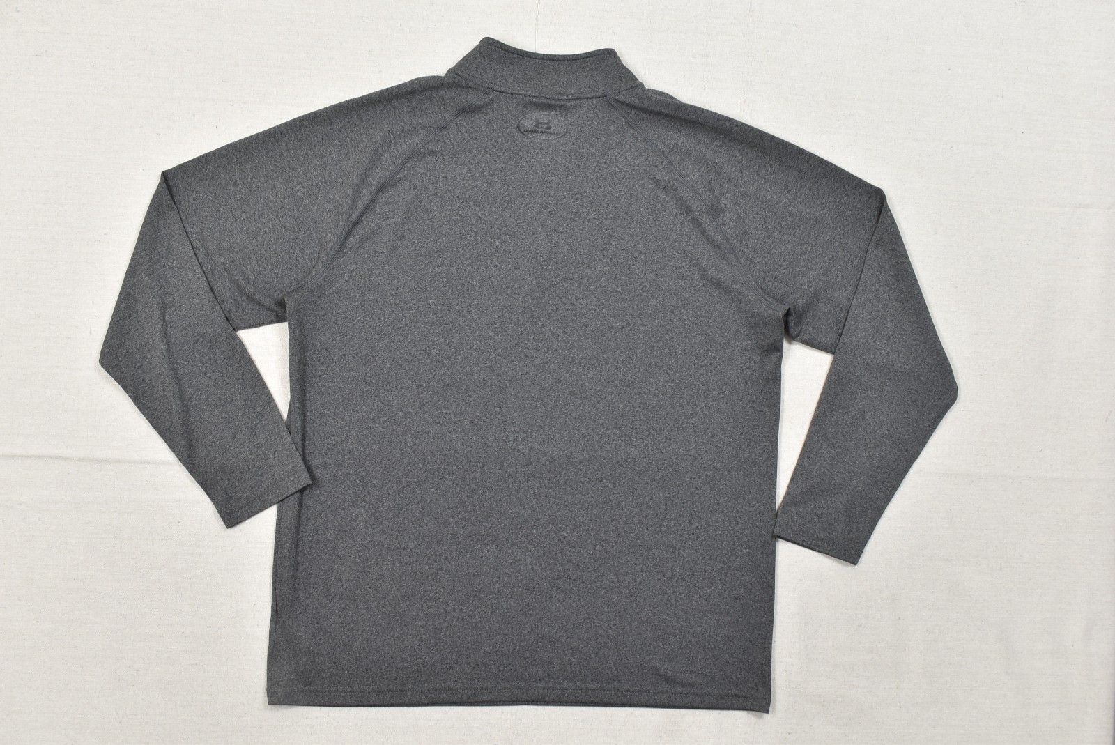 Under Armour Heatgear 1/4 Zip Pullover Shirt Men's L Gray Loose Fit Long Sleeve gallery