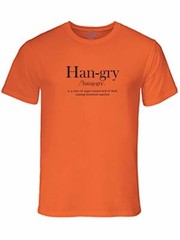 NW MEN’S PRINTED HANGRY FUNNY HIPSTER DESIGN COTTON T-SHIRT ALL COLOR & SIZE