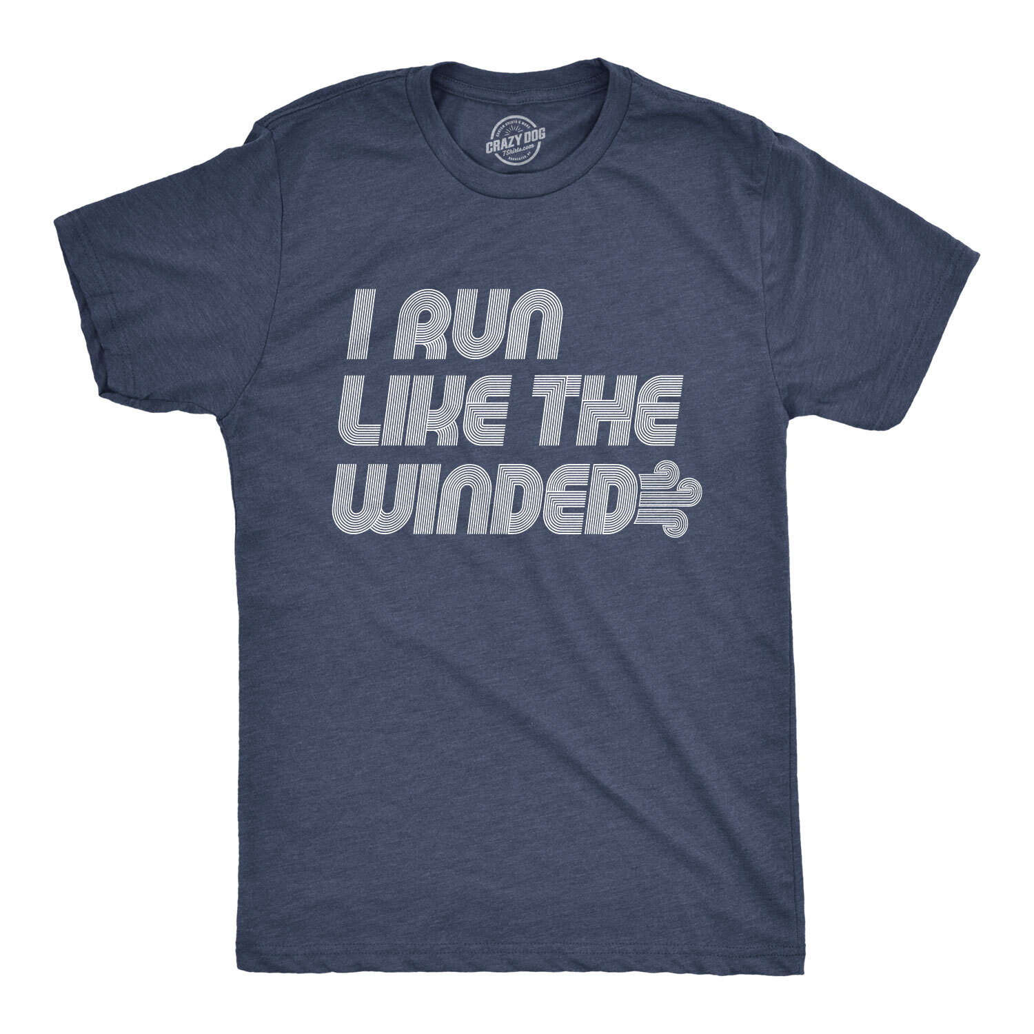 Mens I Run Like The Winded Tshirt Funny Jogging Fitness Tee