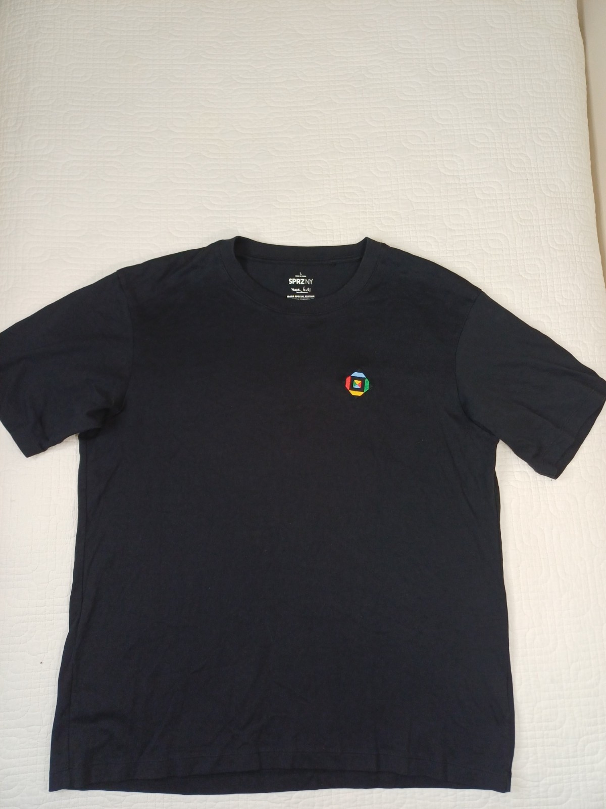 Uniqlo SPRZ NY MOMA Museum Of Modern Art MCM Designer Tee Large Black Mens EUC