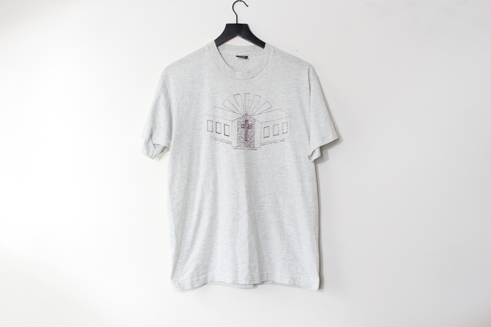 Vintage 90s USA-Made Single Stitch Epiphany Lutheran Church Shirt - Large gallery