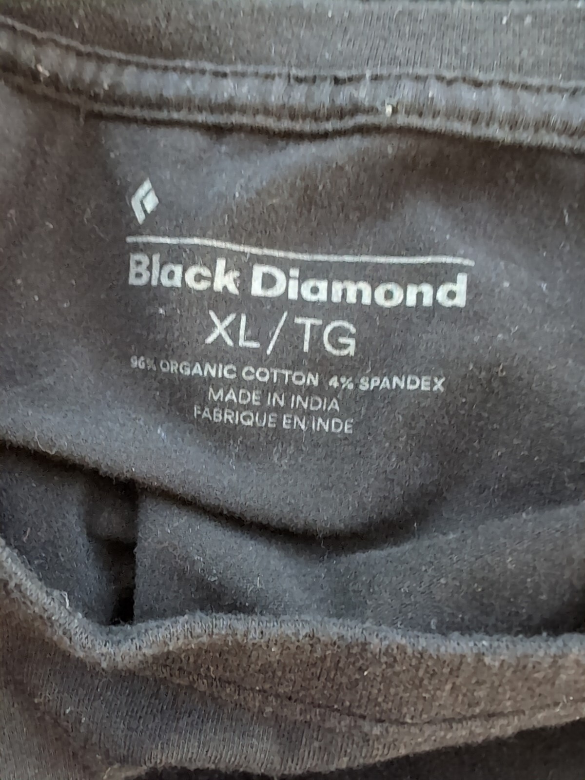 New! NWOT! Black Diamond Mens XL T-Shirt 96% Organic Cotton 4% Spandex gallery