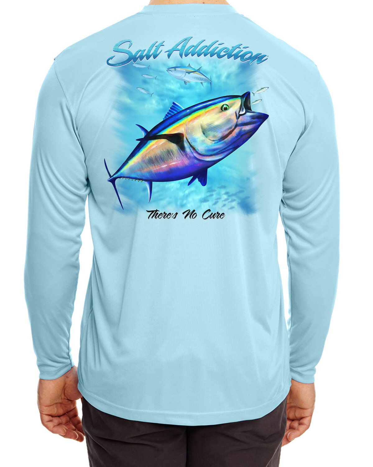 Salt Addiction t shirt long sleeve microfiber Saltwater Tuna fishing 30+ uv gallery