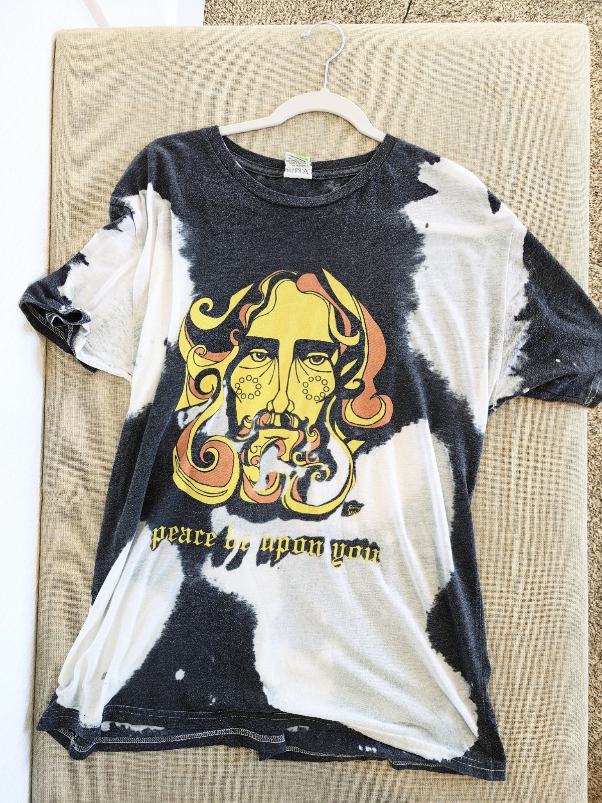 Vintage Teenage Millionaire Jesus Peace Sz XL Extreme Burnout See through Tshirt gallery