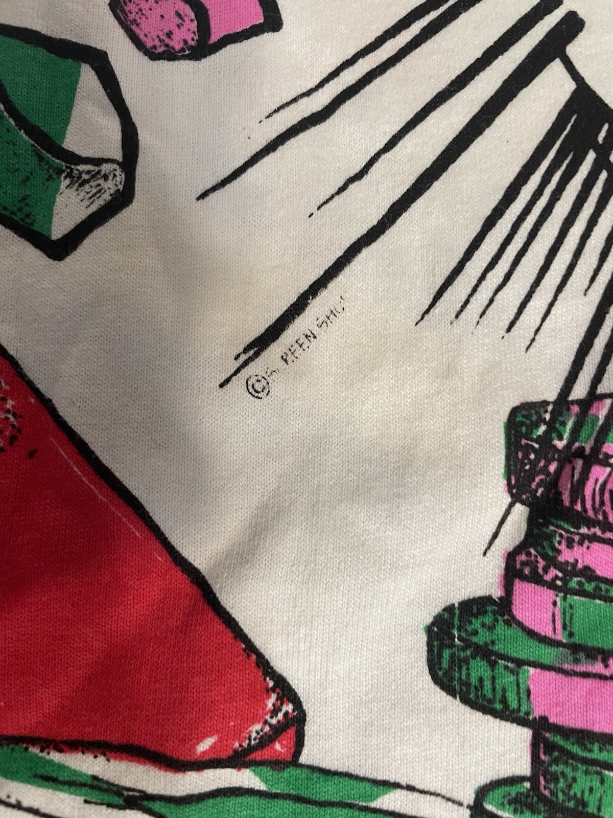 Rare VTG 90s Casino Dice Roulette, Color￼All over Print SINGLE STITCH TShirt XL gallery