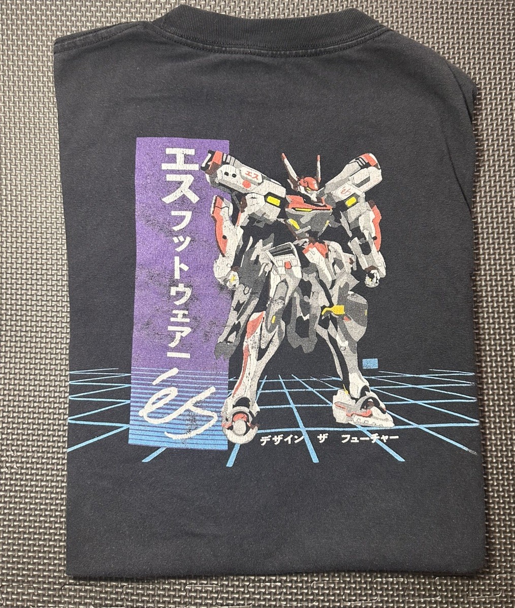 vintage és Skateboard Gundam Tshirt size large gallery