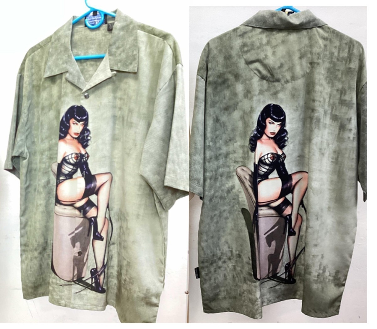 Bettie Page Hawaiian 3D Reprinted Gift Family Unisex S-235XL 23D
