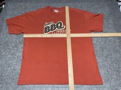 Burnt Orange Whataburger honey BBQ Chicken Strip Sandwhich EMPLOYEE VTG XL Shirt