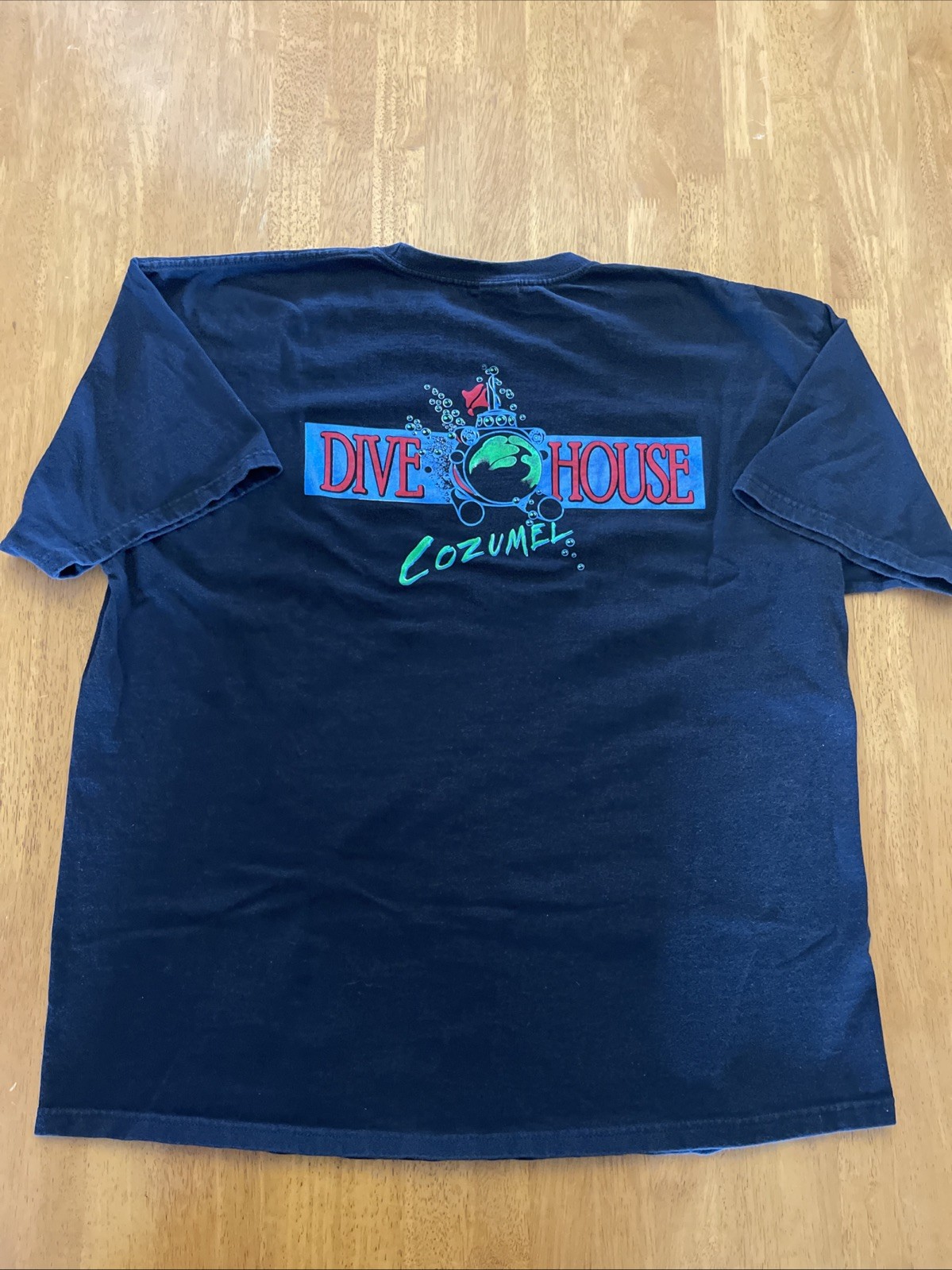 Dive House Cozumel Mexico Shirt Men’s 2XL Short Sleeve Black Scuba Diving Y2K gallery