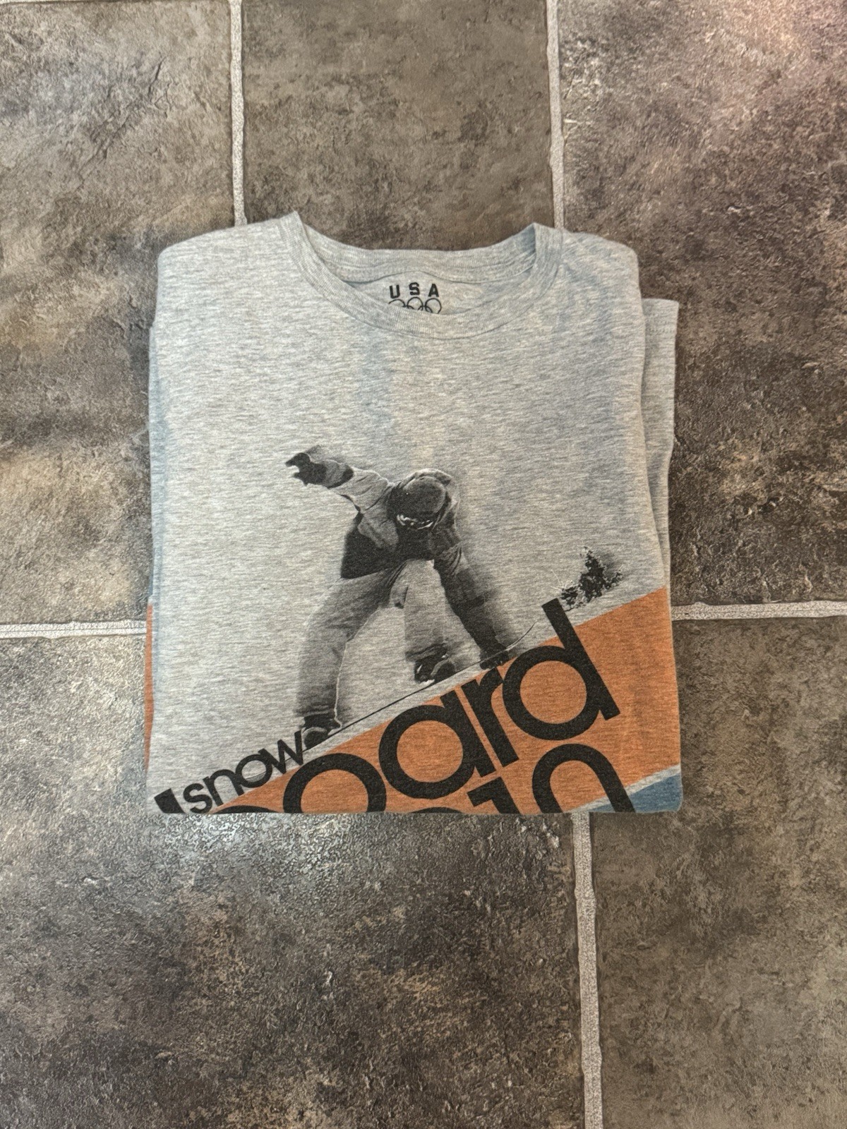 2010 SNOW BOARD - Vancouver OLYMPICS USA (Large) T-Shirt gallery