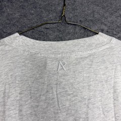 Represent Shirt Mens Large Ice Grey Marl Initial Oversized Jersey Tee Cotton