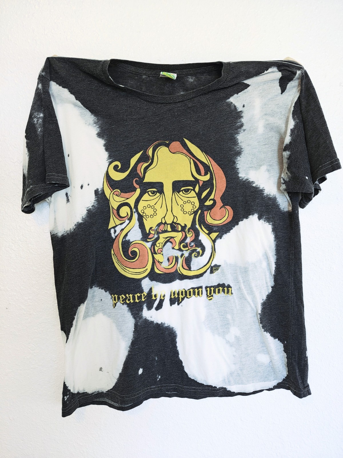 Vintage Teenage Millionaire Jesus Peace Sz XL Extreme Burnout See through Tshirt gallery