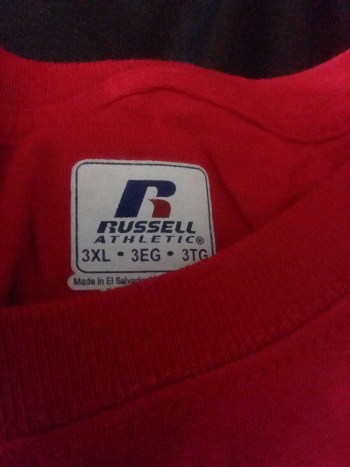 Russell Athletic pocket Tshirt various sizes colors xl-4xl new Wtags gallery