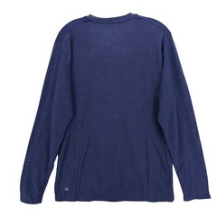NWT 7 DIAMONDS Core Long Sleeve Snap Henley Tee Midnight Blue Men’s Size SMALL