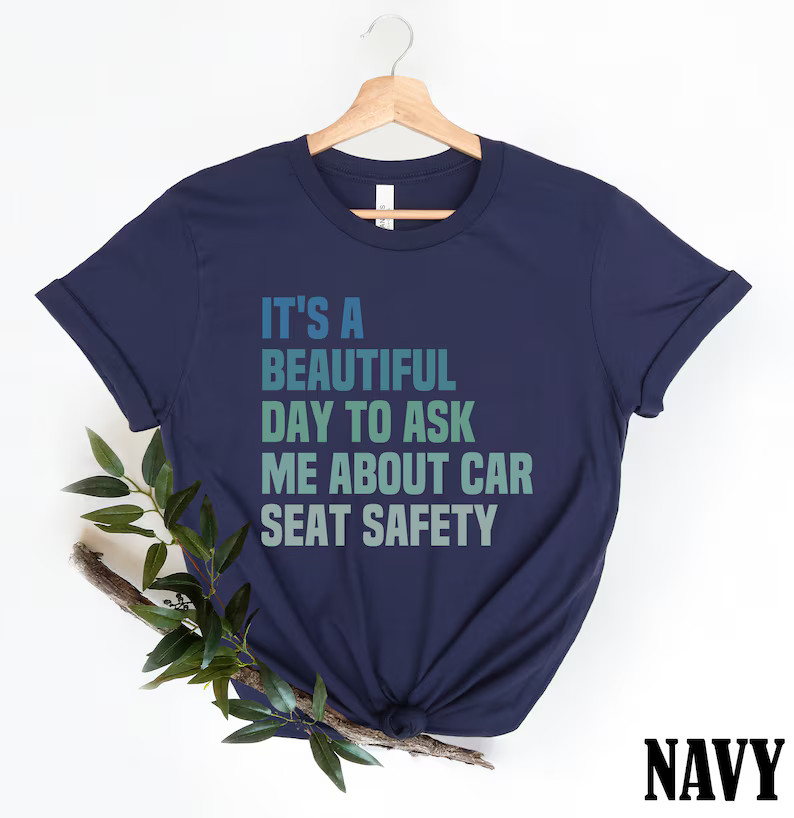 Car Safety Child Parent Comfort T-Shirt Unisex Gift gallery