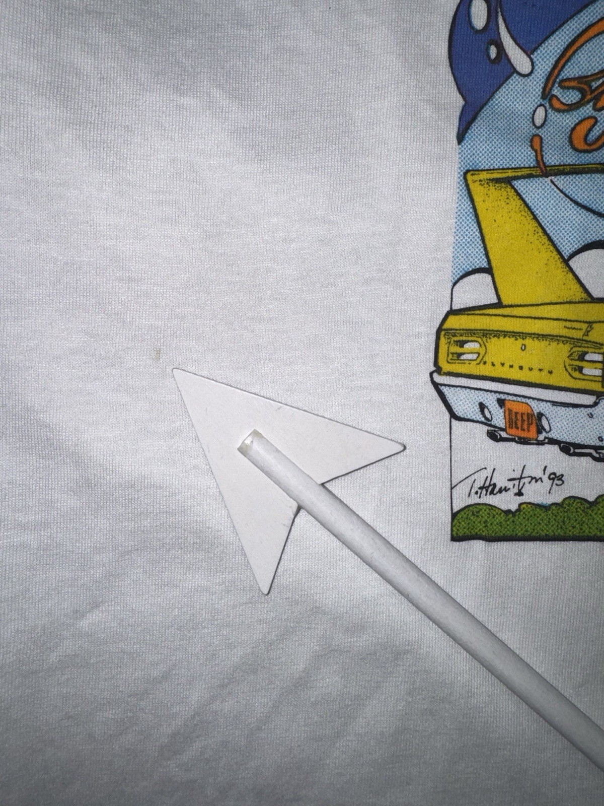 Vintage 90’s Large White NOS Mopar Winged Warriors Single Stitch. gallery