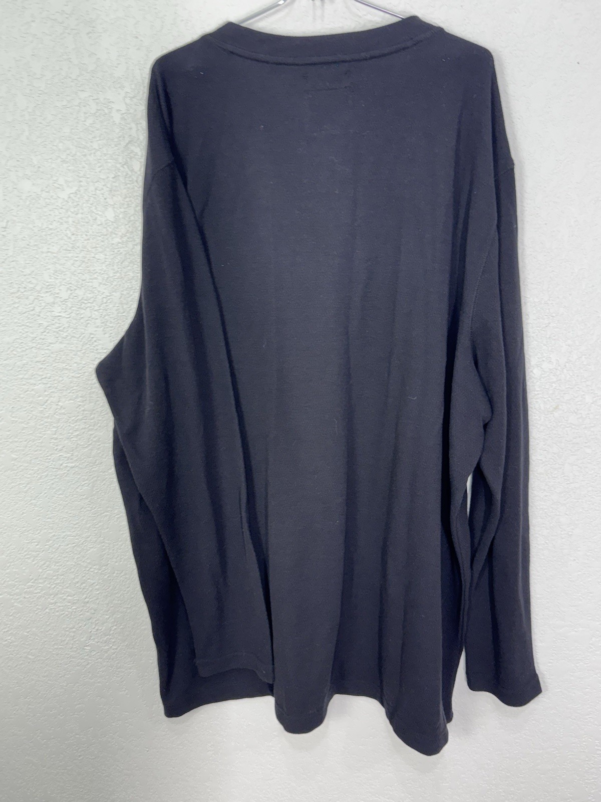 St Johns Bay Black Long Sleeve Tee Shirt Men Size XXL Soft Work Basic New $46 gallery