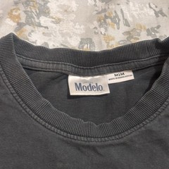 Modelo Men’s Beer 6-Pack charcoal Gray Graphic print T-shirt Size M