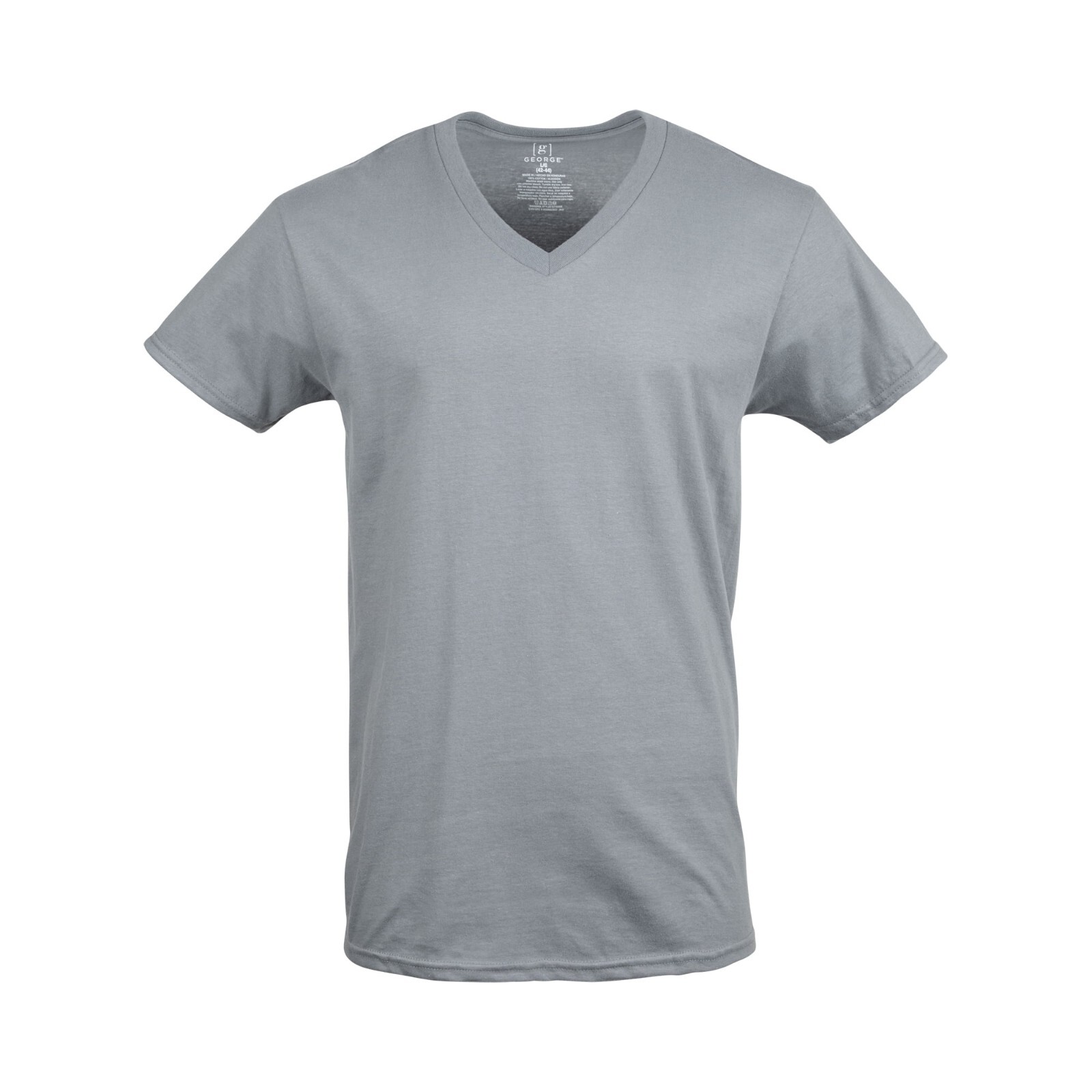6-Pack, Assorted V-Neck T-Shirts, Antimicrobial, Long Length, Tag Free, S New ✔️ gallery