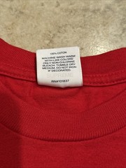 Authentic Supreme Fiorenza Tee Mens Medium Red T-shirt Suprema SS18