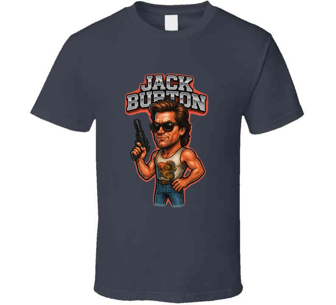Big Trouble In Little China Jack Burton Retro 80's Movie Caricature T Shirt gallery