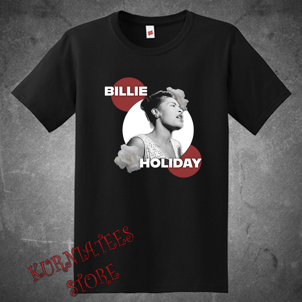 Billie Holiday Men’s Black Size S to 5XL