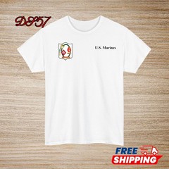 1st Battalion 6th Marine Regiment USMC Small Logo T-Shirt S to 5XL Made In USA