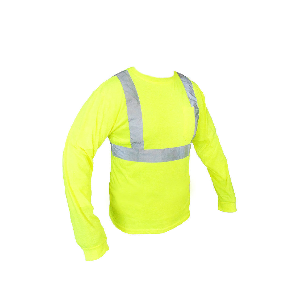 Class II Reflective Safety Yellow/ Orange Long Sleeve T-Shirt HIGH VIZ -L8811/12 gallery