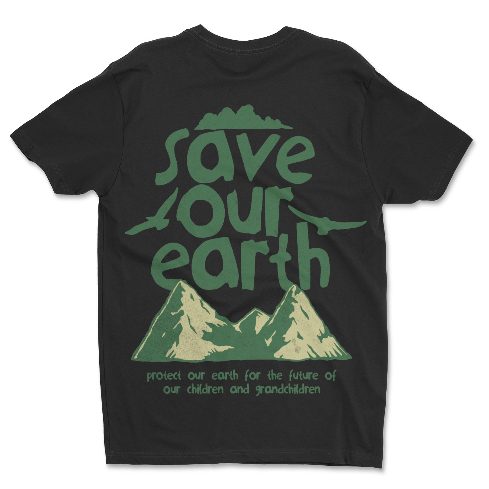 Custom T-Shirt,Save our Earth Dtf Print On Next Level T-Shirt unisex Soft Cotton gallery