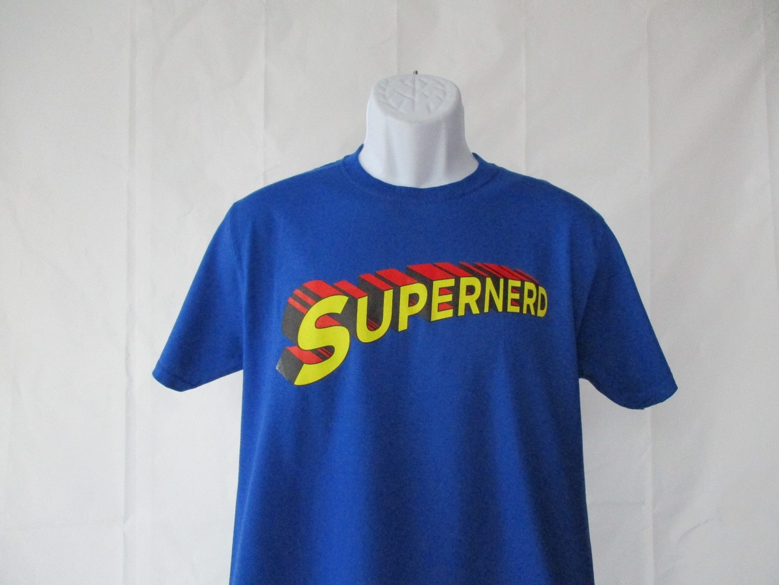 Super Nerd Comic - Superhero in 3D Blue T-Shirt - Men’s Sizes S - 3XL NEW gallery