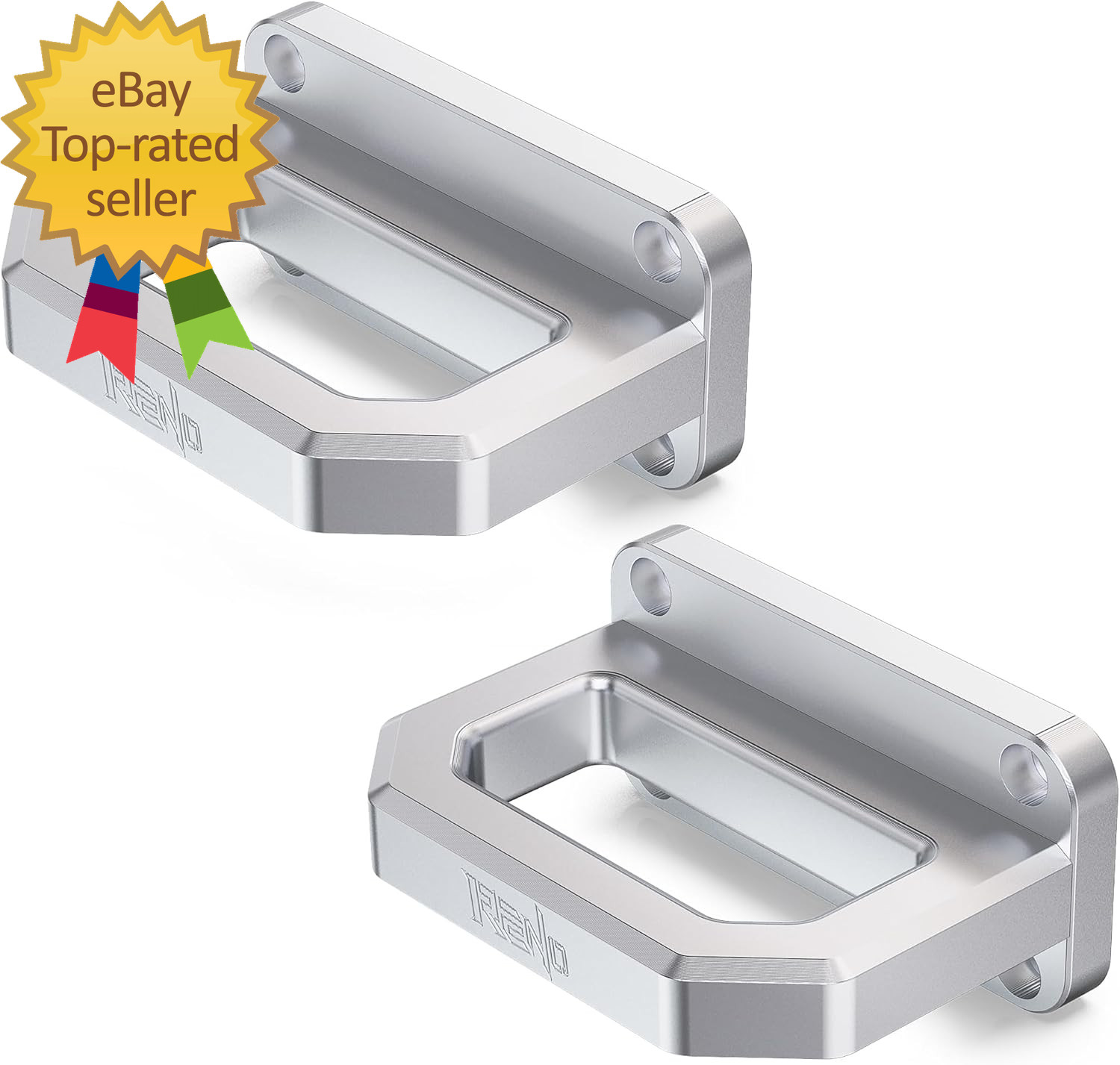Aluminum Front Tow Hooks  Heavy Duty Show Hook D  Ring Shackle Compatible