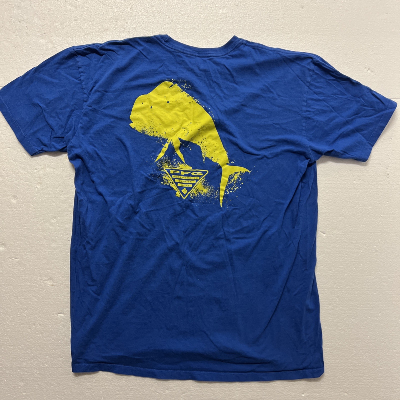 Columbia PFG T Shirt Mens Blue Fishing Gamefish Outdoor Beach XL