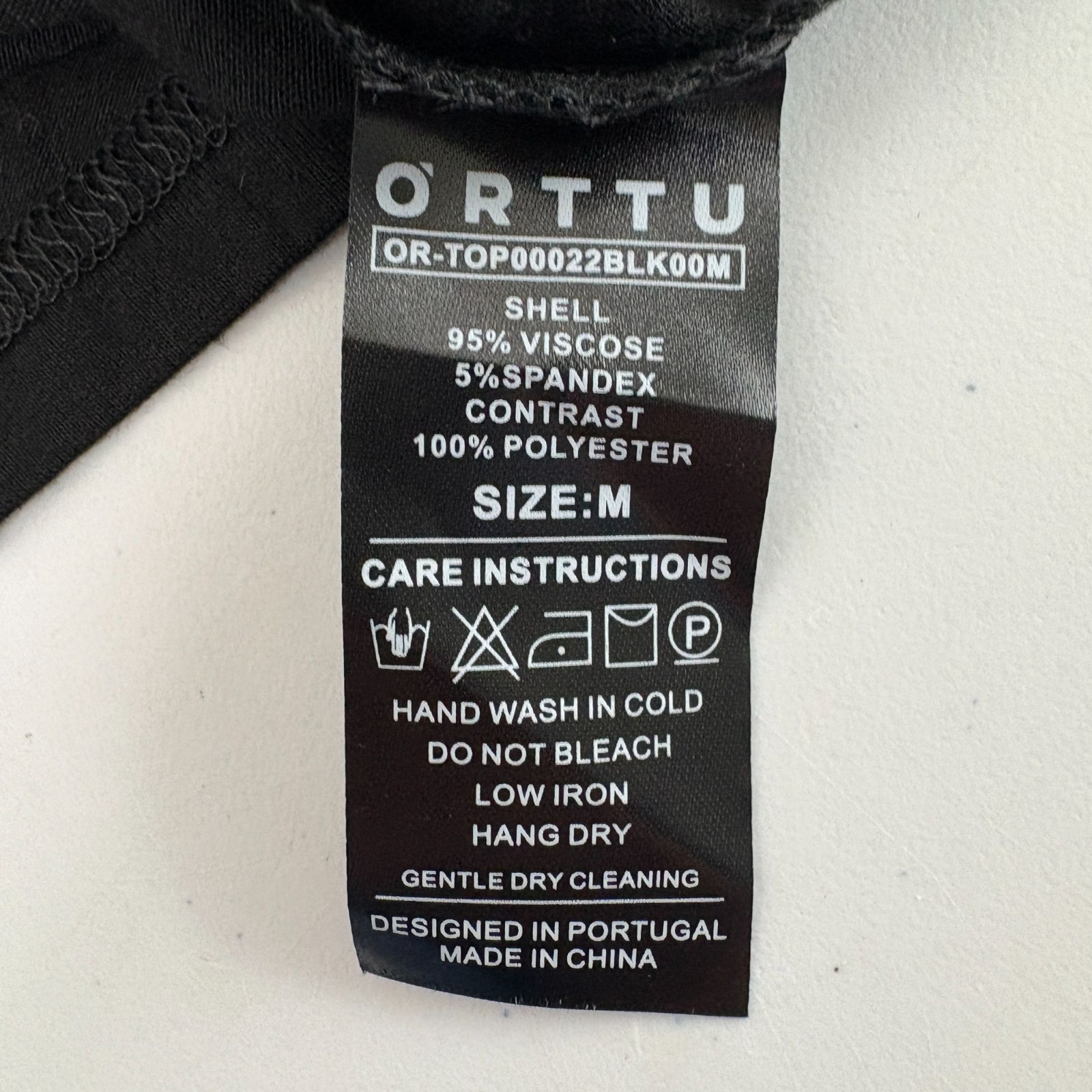 ORTTU Leonardo Top Mens Size M Black Jersey Short Lace Sleeves Sexy Fitted gallery